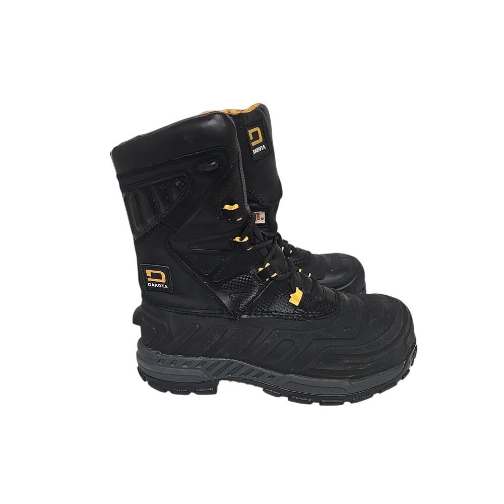 Dakota Men's Composite Toe Composite Plate 8907 T-Max ICEFX Boots Black 8M - Picture 2 of 8